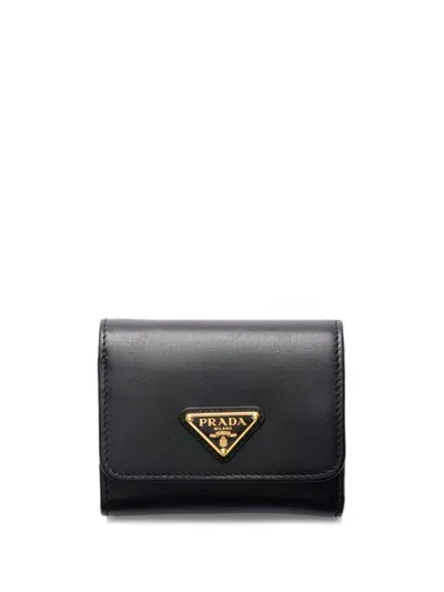 Prada Saffiano Wallet In Black