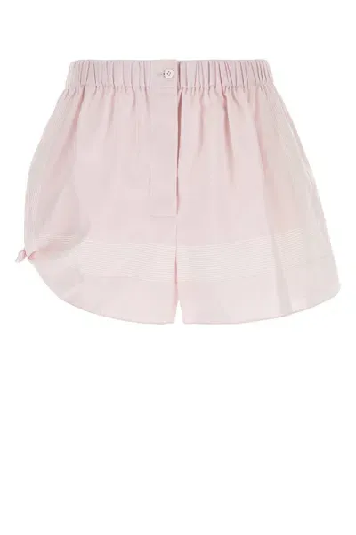 Prada Shorts-38 Nd  Female In Pink