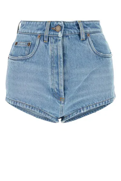 Prada Shorts In Blue