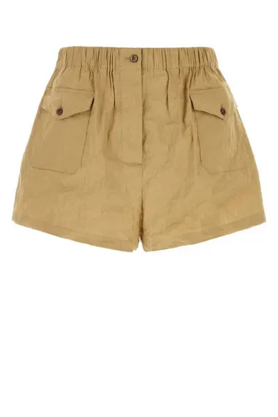 Prada Shorts In Green