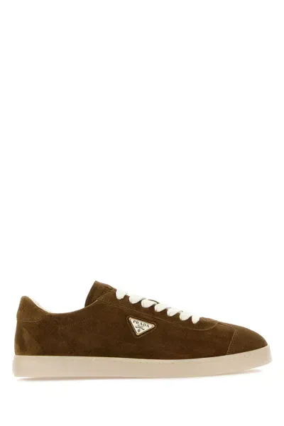 Prada Sneakers-10 Nd  Male In Brown