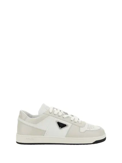 Prada Sneakers In Bianco+polvere