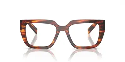 Prada Square Frame Glasses In 13o1o1