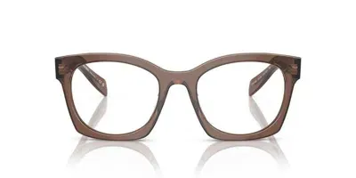 Prada Square Frame Glasses In 17o1o1