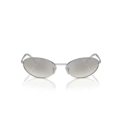 Prada Sunglasses In Silver/silver