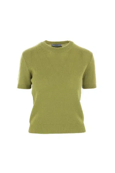 Prada Sweaters In Green