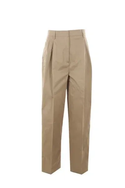 Prada Trousers In Brown