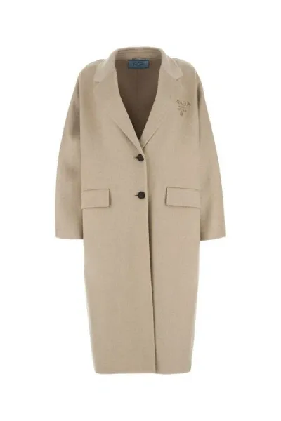 Prada Coats In Brown