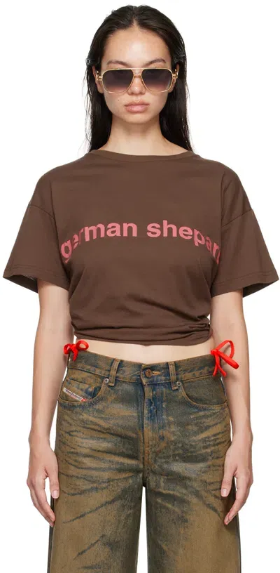 Praying Brown 'german Shepard' T-shirt