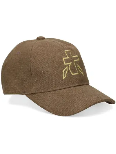 Premiata Ball 8 Baseball Cap In Brown