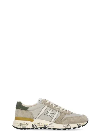 Premiata White  Sneakers Beige In Neutrals