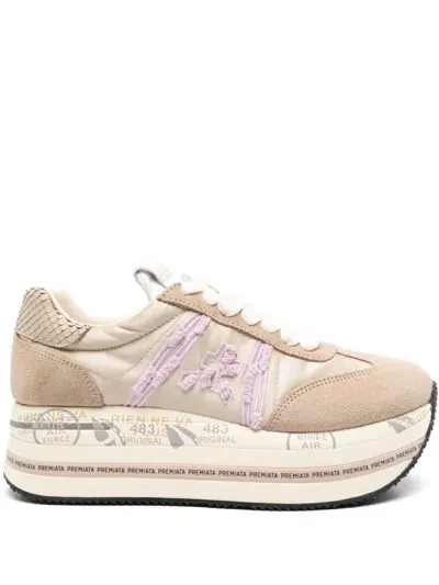 Premiata Beth 6954 Sneakers In Neutrals