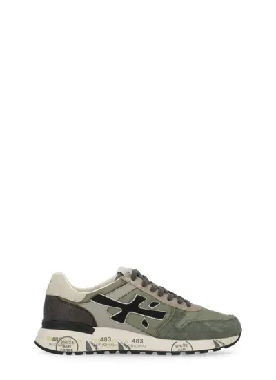 Premiata White  Sneakers Green