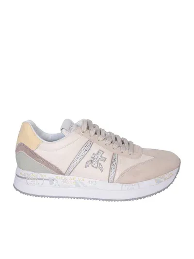 Premiata Sneakers In Beige