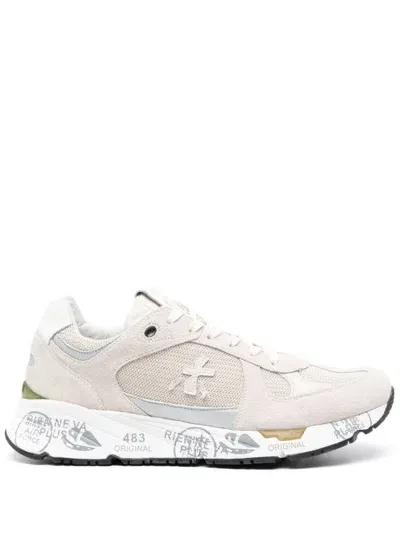 Premiata Mase Low-top Sneakers In Beige