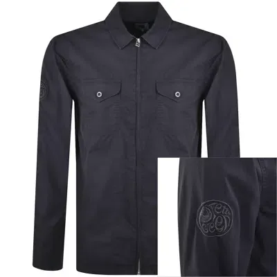 Pretty Green Armstrong Overshirt Navy