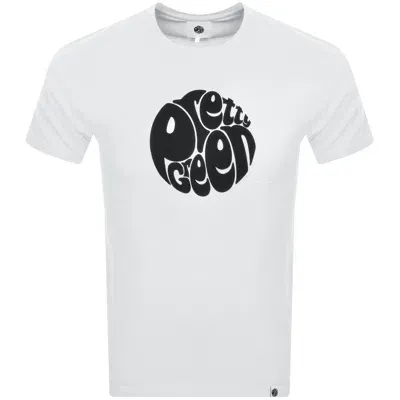 Pretty Green Gillespie Logo T Shirt White