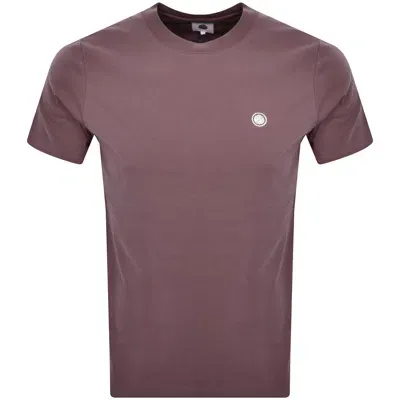 Pretty Green Mitchell Crew Neck T Shirt Purple