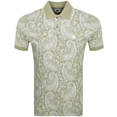 Pretty Green Bay Paisley Polo In Green