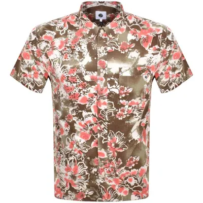 Pretty Green Short Sleeve Randall Shirt Green