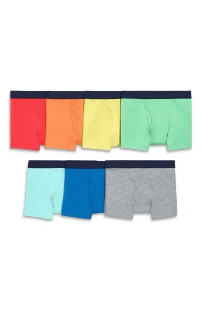 Primary Kids'  Boxer 7-pack In Rainbow Solid Mix