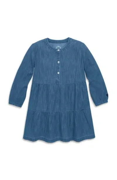 Primary Kids'  Chambray Popover Dress