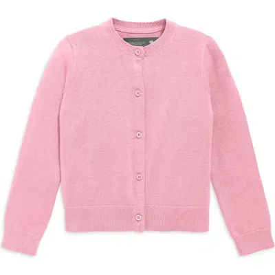 Primary Kids'  Cotton Cardigan In Blossom