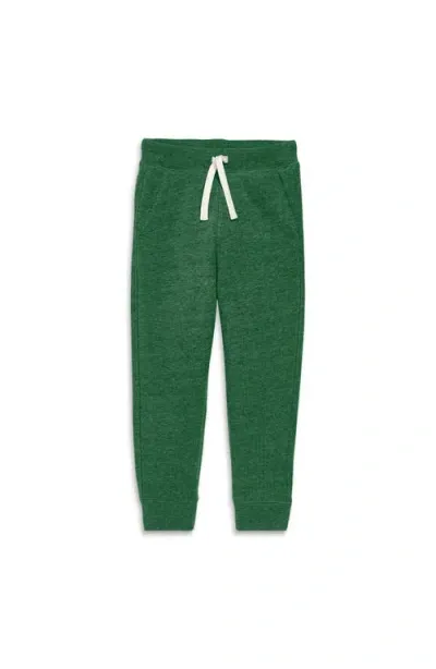 Primary Cozy Fleece Jogger In Heather Evergreen