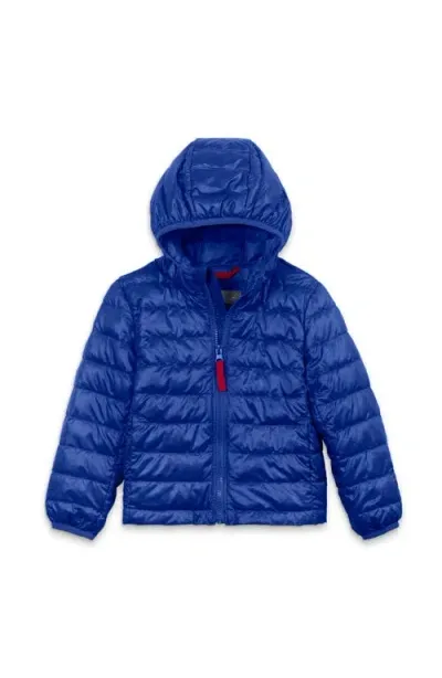 Primary Kids Lightweight Puffer Jacket In Cobalt