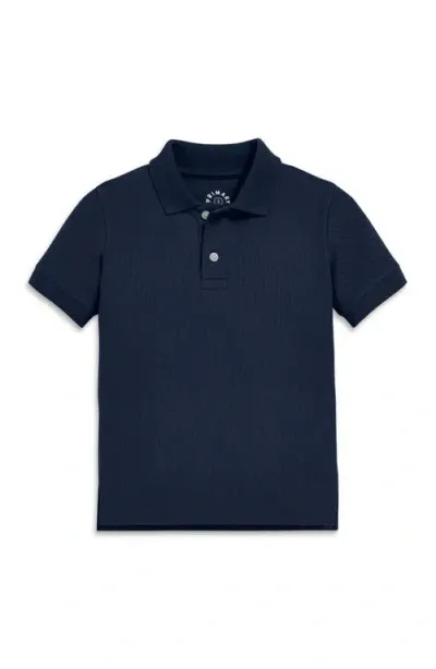 Primary Short Sleeve Pique Polo In Dark Navy