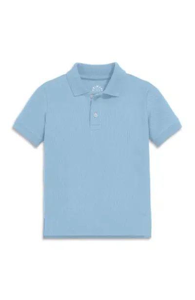 Primary Short Sleeve Pique Polo In Stream