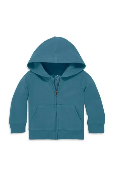 Primary Kids'  The Baby Zip Hoodie In Slate Blue