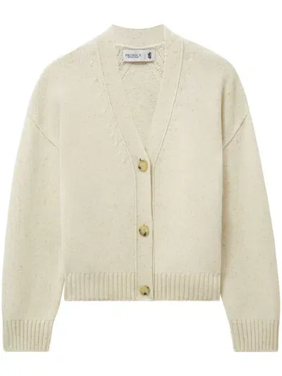 Pringle Of Scotland Cashmere Cardigan In Nude