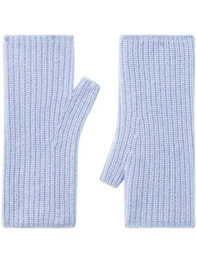 Pringle Of Scotland Cashmere Gloves In Blue