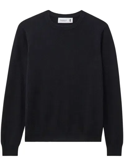 Pringle Of Scotland Round-neck Cashmere Jumper In Black