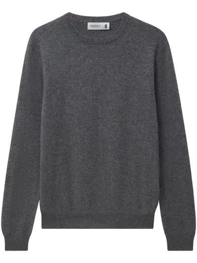 Pringle Of Scotland Round-neck Cashmere Jumper In Grey