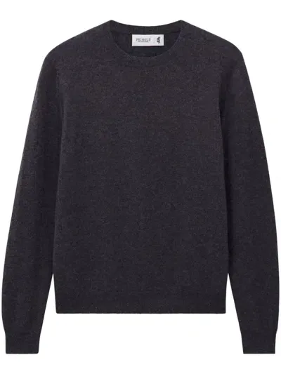 Pringle Of Scotland Round-neck Cashmere Sweater In Grey