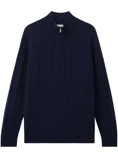 Pringle Of Scotland Wool Sweater In Blue