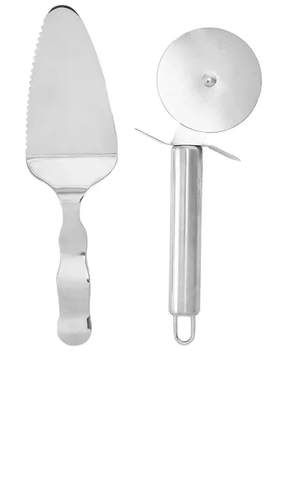 Printworks The Essentials Pizza Tools In Metallic