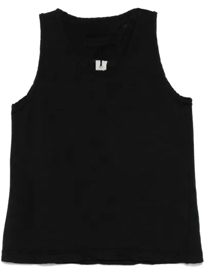 Private 0204 Cashmere Tank Top In Black