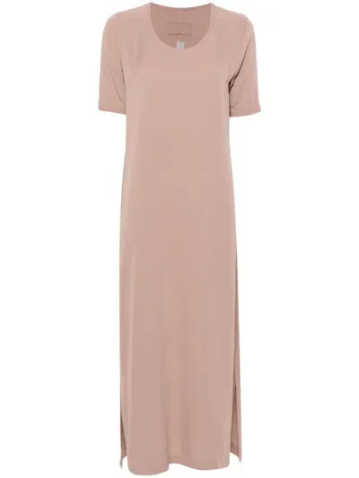 Private 0204 Silk Maxi Dress In Neutrals