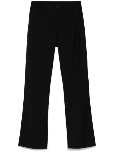 Private 0204 Straight-leg Trousers In Black