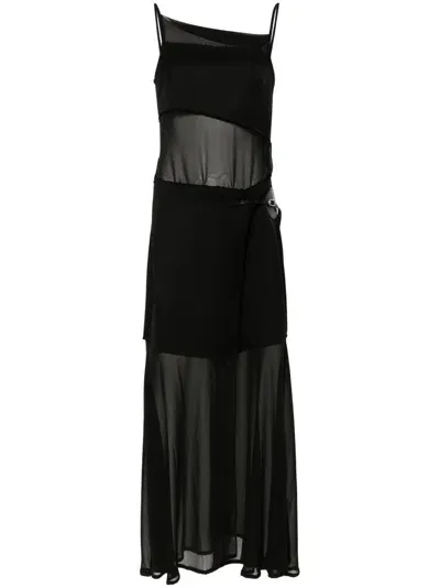 Proenza Schouler Dani Maxi Dress In 001 - Black