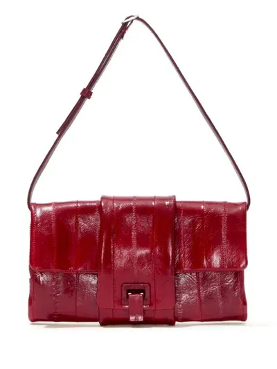 Proenza Schouler Flip Leather Shoulder Bag In Red