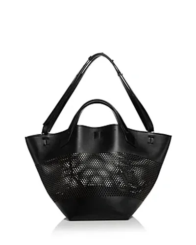 Proenza Schouler Large Chelsea Tote In Perforated Leather In Multi