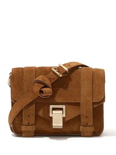 Proenza Schouler Mini Ps1 Crossbody Bag In Brown