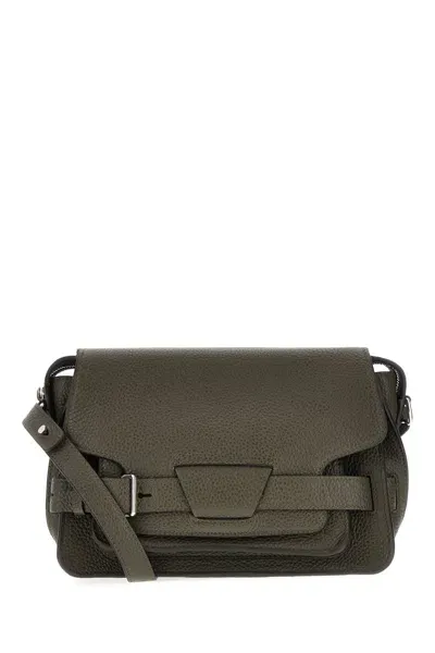 Proenza Schouler Beacon Saddle Leather Crossbody Bag In Olive