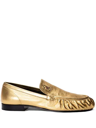 Proenza Schouler Park Loafers In 058 Gold