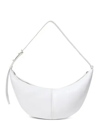 Proenza Schouler Slide Leather Shoulder Bag In White