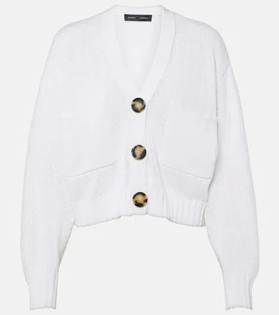 Proenza Schouler Sofia Cotton Cardigan In Off White